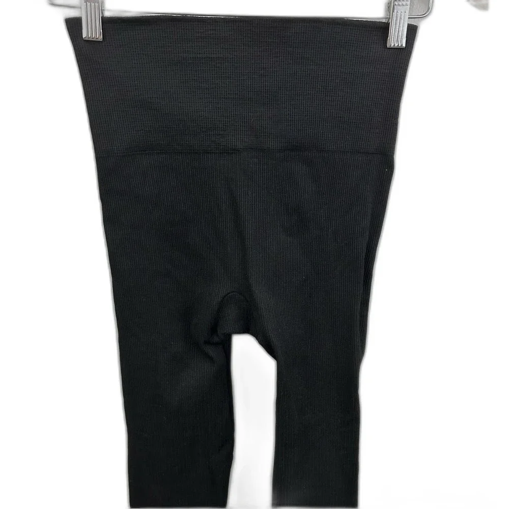 SPANX Black Look-At-Me Leggings Size Large - Picture 13 of 14